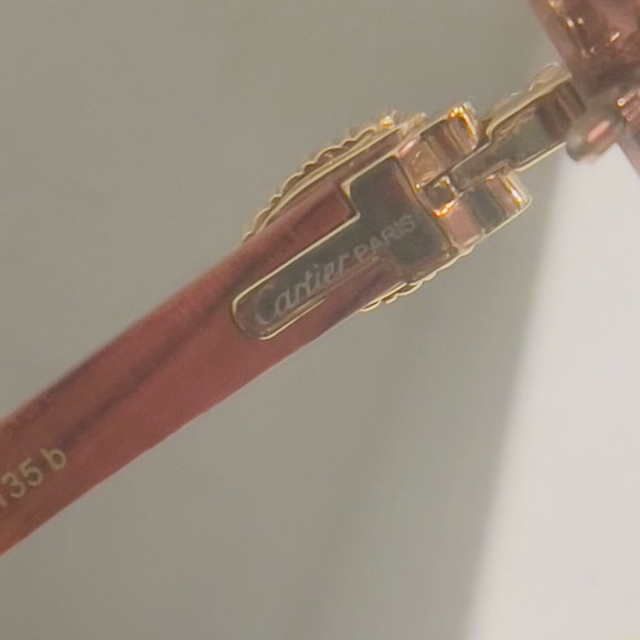 Cartier Cross Brown Sunglasses - Picture 6 of 11